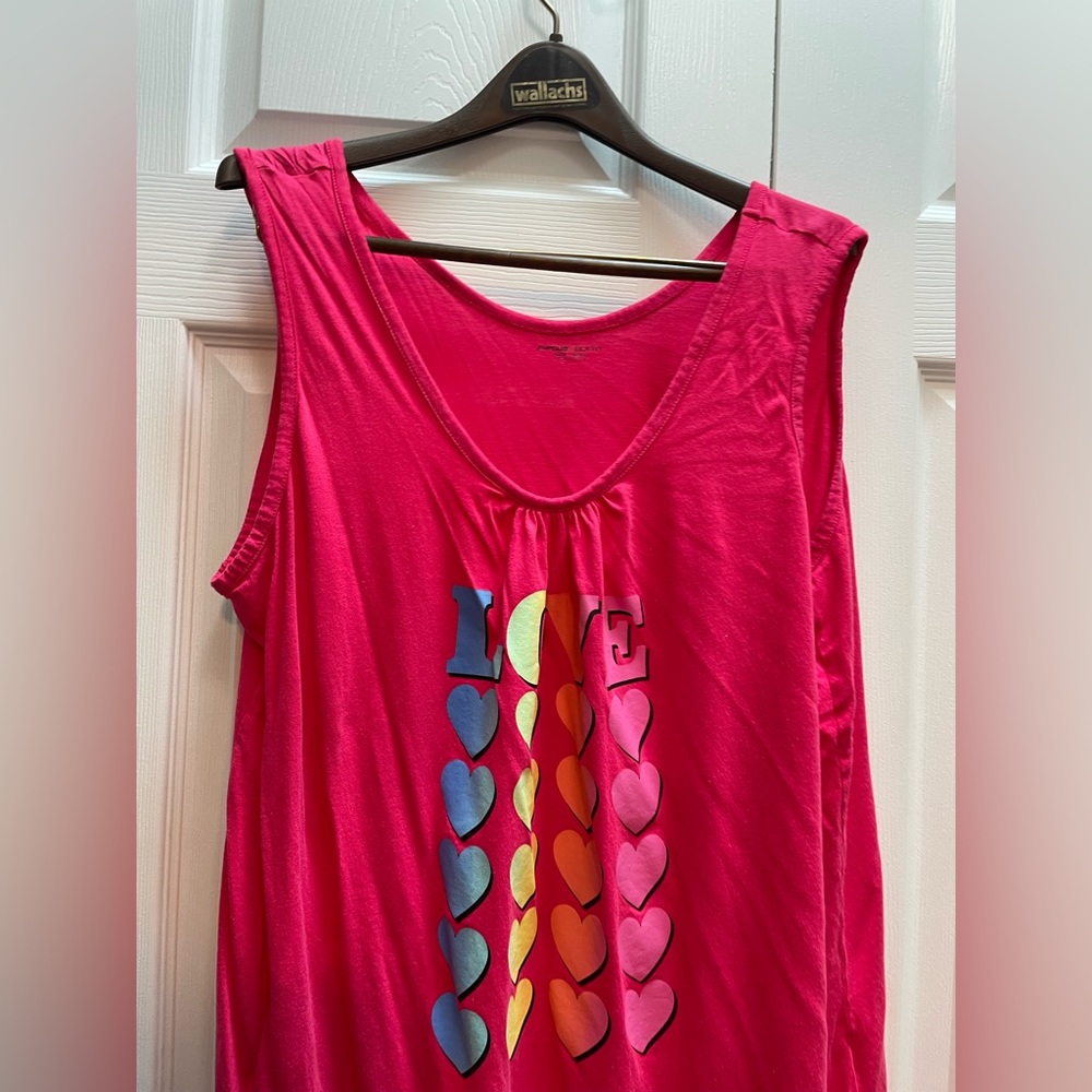 2X Avenue Body Women’s Rainbow LOVE Nightgown Nighty Pajamas - Picture 9 of 13